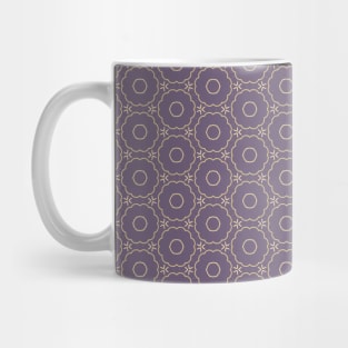 Purple and Gold Pattern Mug